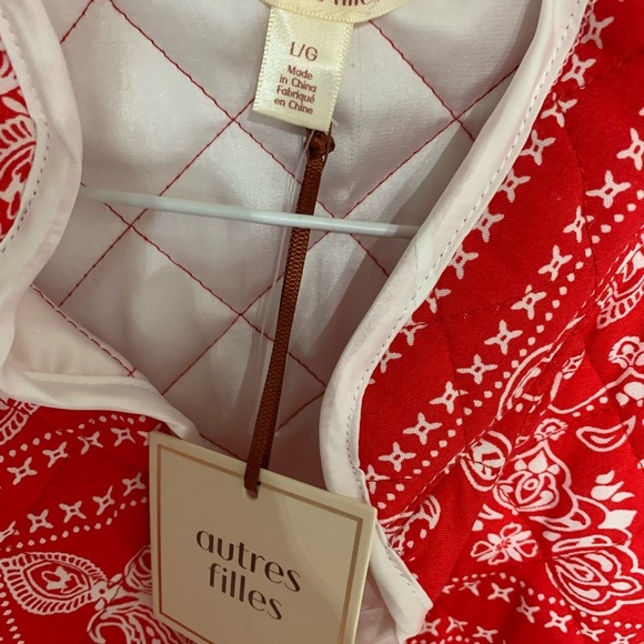 Anthropologie Autres Filles quilted open jacket NWT - Picture 3 of 5